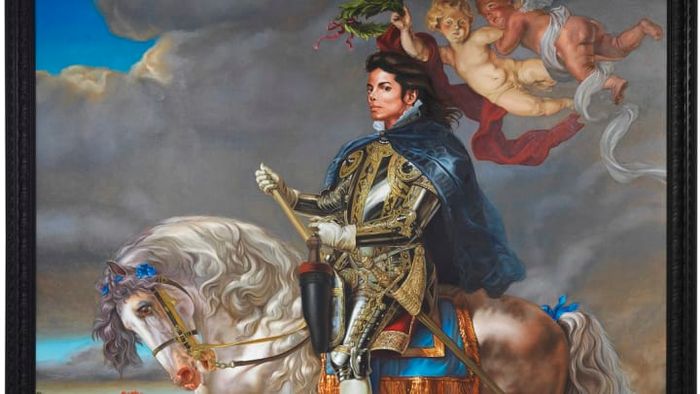Kehinde Wiley's Equestrian Portrait of King Philip II (Michael Jackson)