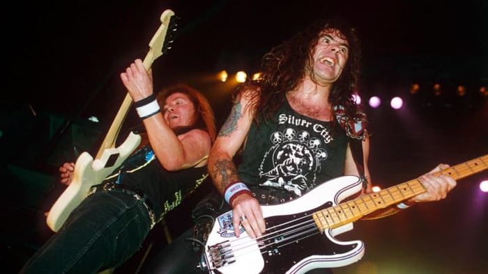 In 1993, Iron Maiden took to the stage at London's iconic Wembley Arena, delivering an unforgettable performance that would go down in heavy metal history.