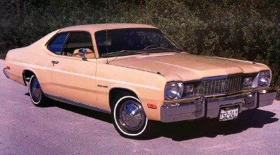 The 1975 Plymouth Duster featured a redesigned grille.
