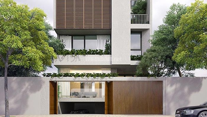Nhà phố 4x15m có gara
