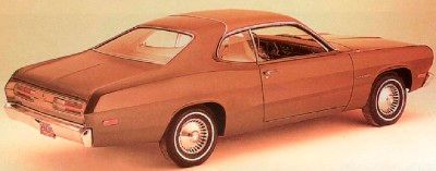 1970-1976 Plymouth Duster and its Gold Duster package.