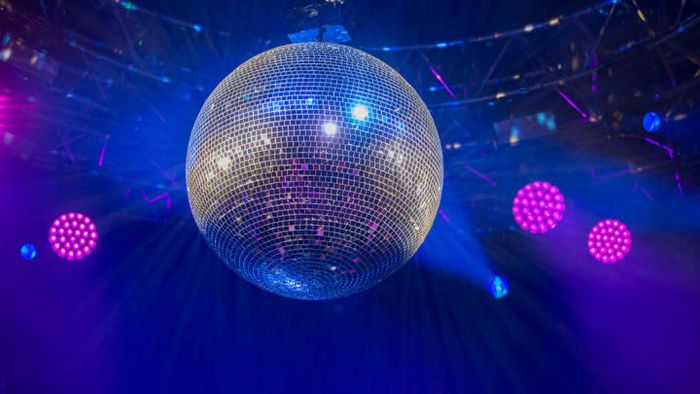 Witness the iconic symbol of the disco era.