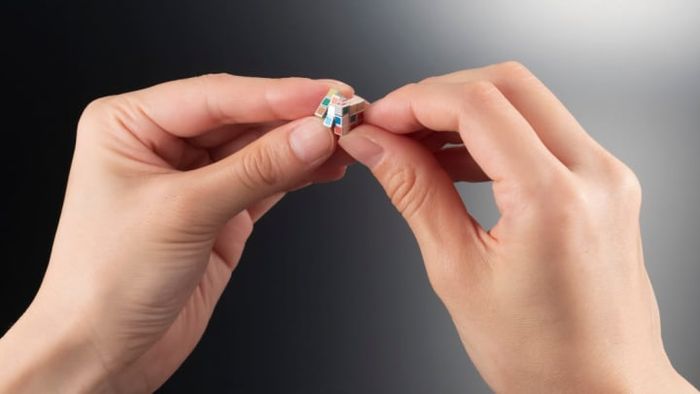 Despite its miniature size, the world's tiniest Rubik's Cube is completely functional.