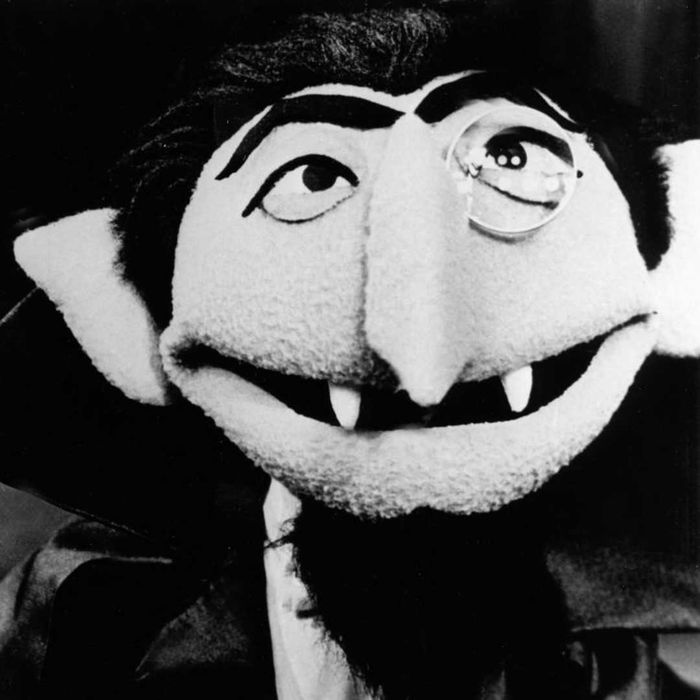 The Count from 'Sesame Street' is shown in this image.