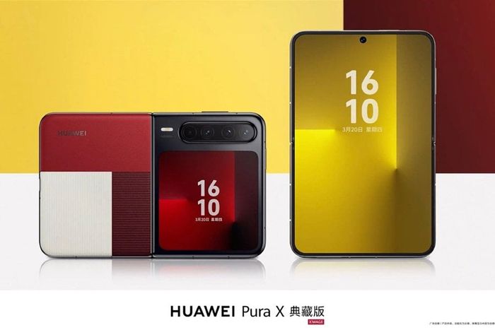Phiên bản Huawei Pura X Collector Edition sở hữu thiết kế vô cùng ấn tượng