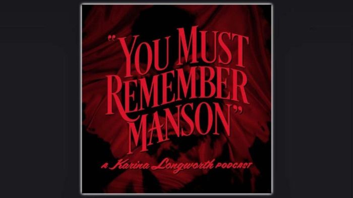 Logo for the 'You Must Remember Manson' Podcast