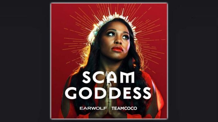 Logo for the 'Scam Goddess' Podcast