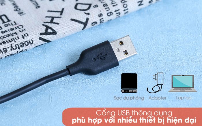 Cổng USB thông dụng - Cáp Lightning 1m AVA DR-L02 Đen