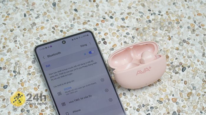 Tai nghe Bluetooth True Wireless AVA+ DS206 - Kết nối nhanh chóng với công nghệ Bluetooth 5.0