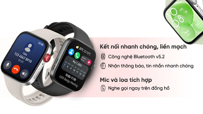 Đồng hồ thông minh Huawei Watch Fit 3 - Kết nối Bluetooth