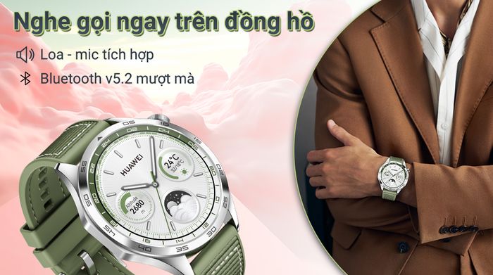 Huawei Watch GT 4 46mm dây Hybrid Woven - Kết nối