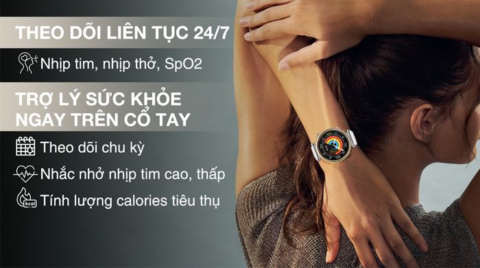 Huawei Watch GT 4 41.3mm dây da - Sức khỏe