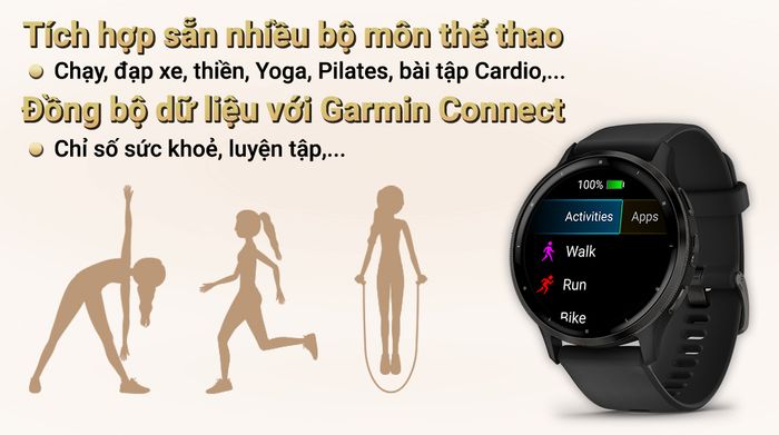 Đồng hồ thông minh Garmin Venu 3 - Luyện tập