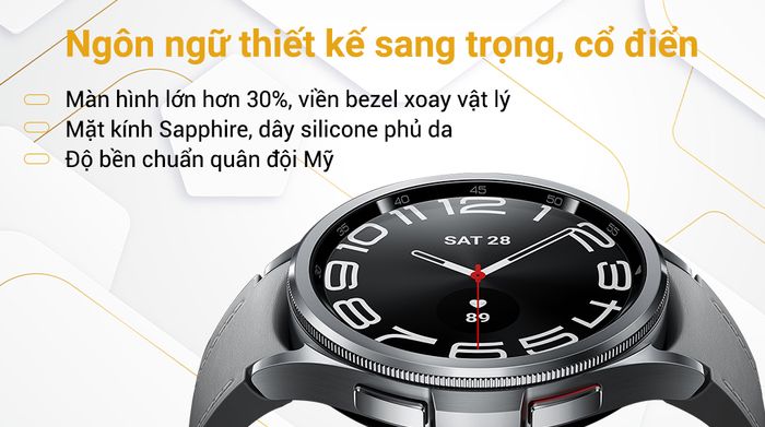 Samsung Galaxy Watch6 Classic 47mm - Thiết kế