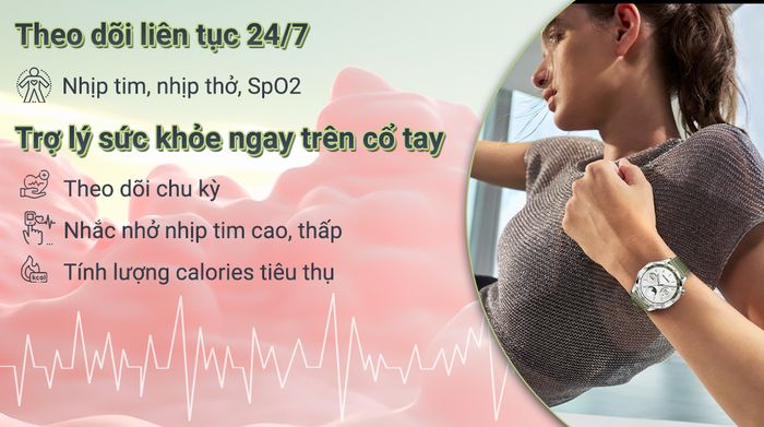 Huawei Watch GT 4 46mm dây Hybrid Woven - Sức khỏe