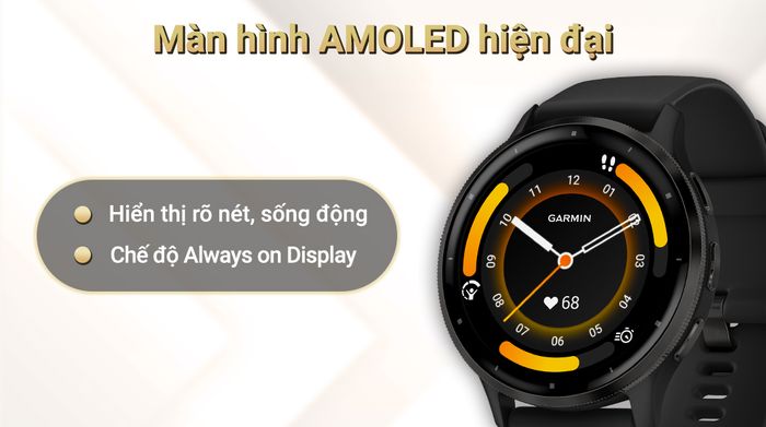 Đồng hồ thông minh Garmin Venu 3 - Màn hình AMOLED