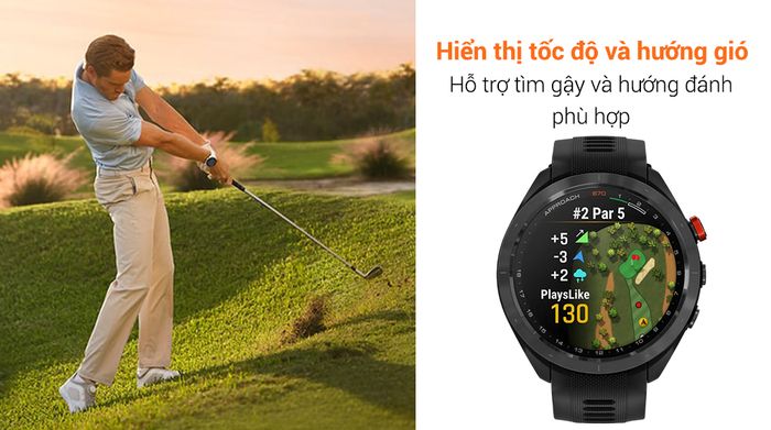 Garmin Golf Approach S70 - Tính năng Caddie ảo