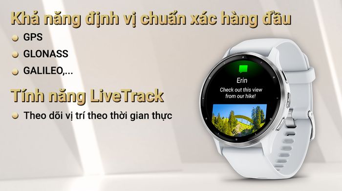 Đồng hồ thông minh Garmin Venu 3 - Định vị