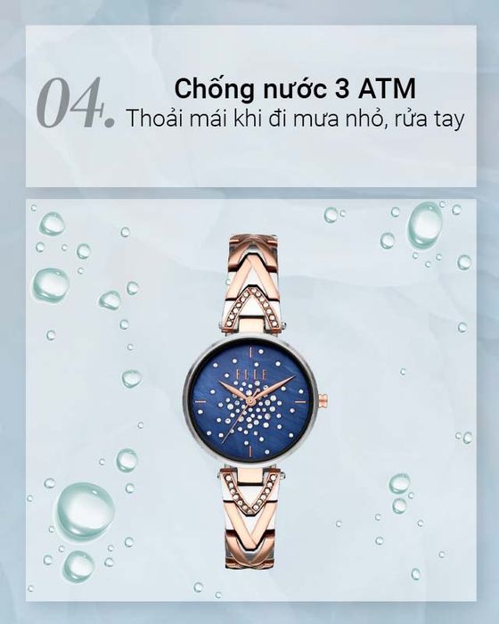 Đồng hồ Nữ Elle ELL21042 có hệ số chống nước 3 ATM