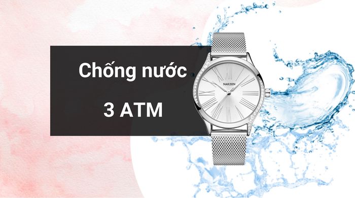 Khả năng kháng nước của mẫu đồng hồ