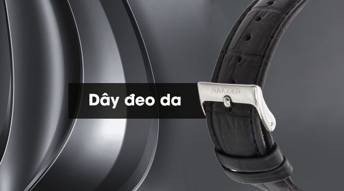 Đồng hồ nam Nakzen SL4043GBK-1 có dây đeo êm ái