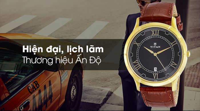 Đồng hồ nam Titan 1775YL01 có thiết kế trẻ trung