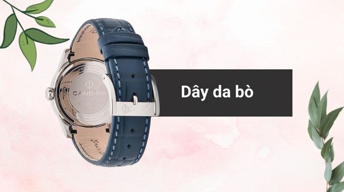 Chất liệu dây đeo của mẫu đồng hồ