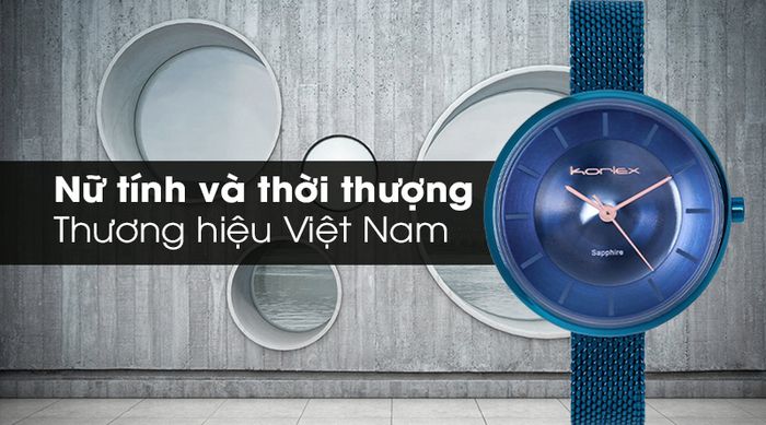 Đồng hồ nữ Korlex KS031-02 nổi bật với thiết kế thời trang, sang trọng