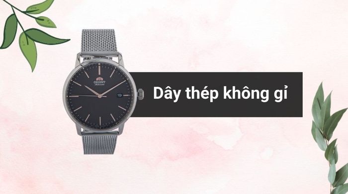Chất liệu dây đeo của mẫu đồng hồ
