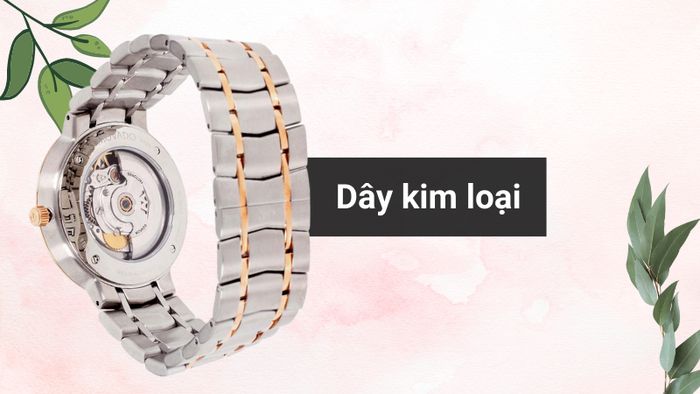 Chất liệu dây đeo của mẫu đồng hồ