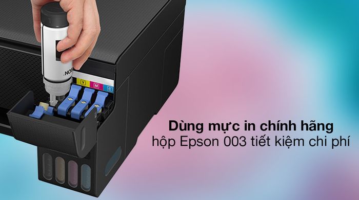 Máy In Phun Màu Đa Năng Epson EcoTank L3210 (C11CJ68501) - Mực in