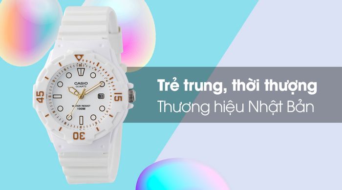 Đồng hồ nữ Casio LRW-200H-7E2VDF sở hữu thiết kế trẻ trung và cá tính