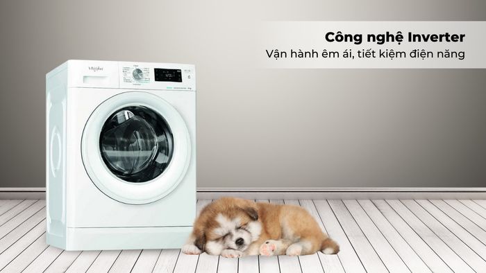 Công nghệ Inverter giúp máy vận hành êm ái, tiết kiệm điện năng