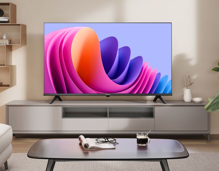 Smart Tivi Hisense 40A4N được trang bị chân đế hình chữ V úp ngược