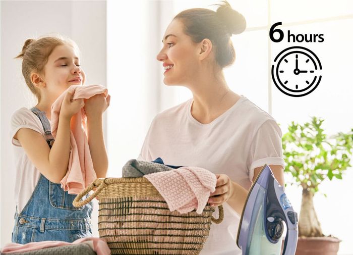 Công nghệ FreshCare+ giữ cho quần áo sạch sẽ, thơm tho đến 6 giờ