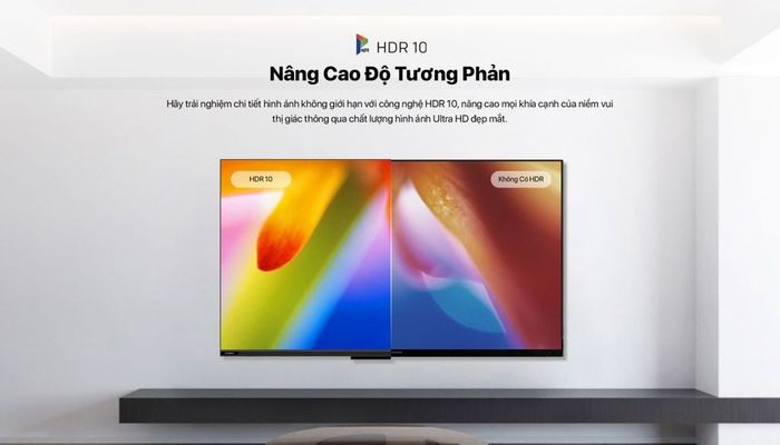 Công nghệ HDR10 và độ phân giải 4K Ultra HD