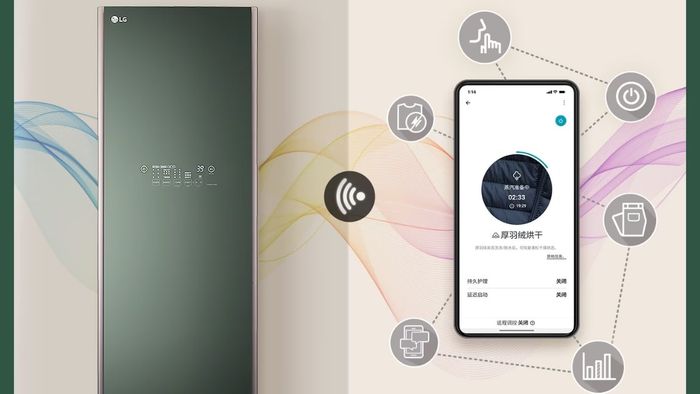 Ứng dụng SmartThinQ hỗ trợ quản lý tủ từ xa