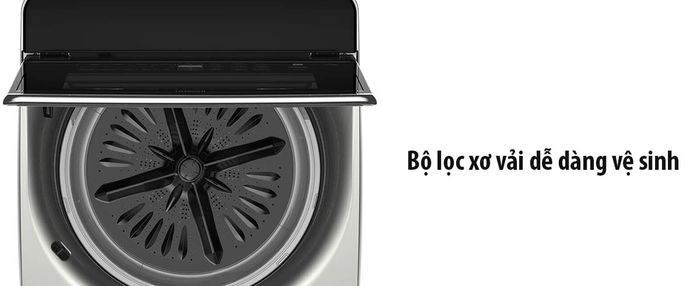 Bộ lọc xơ vải dễ dàng vệ sinh