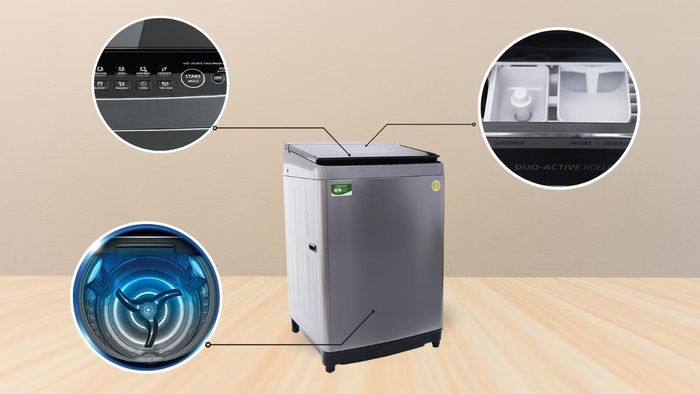 Các chi tiết trên máy được hoàn thiện sắc sảo