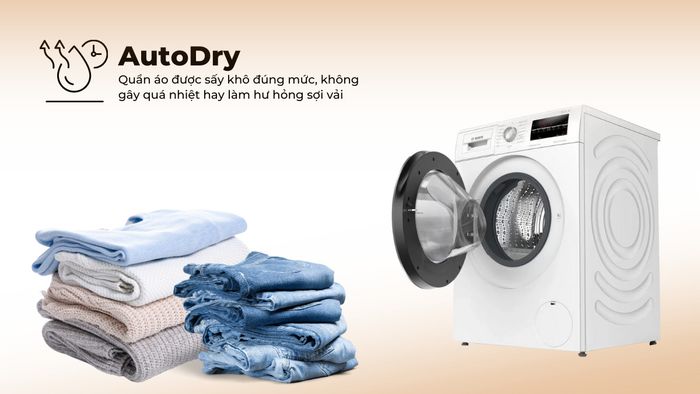 Máy giặt sấy Bosch 9/6 Kg WNA14400SG