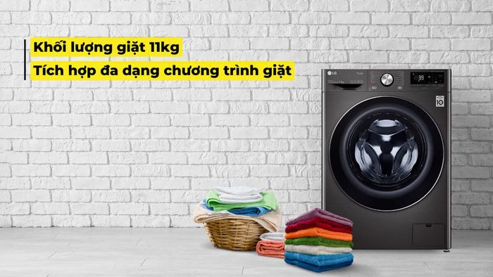 Máy có khối lượng giặt lớn