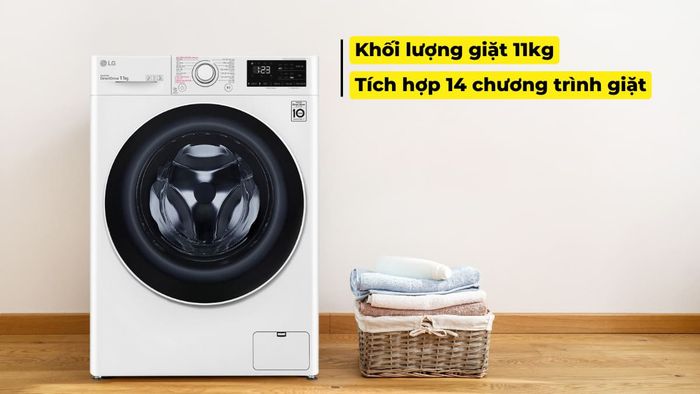 Máy sở hữu khối lượng giặt lớn