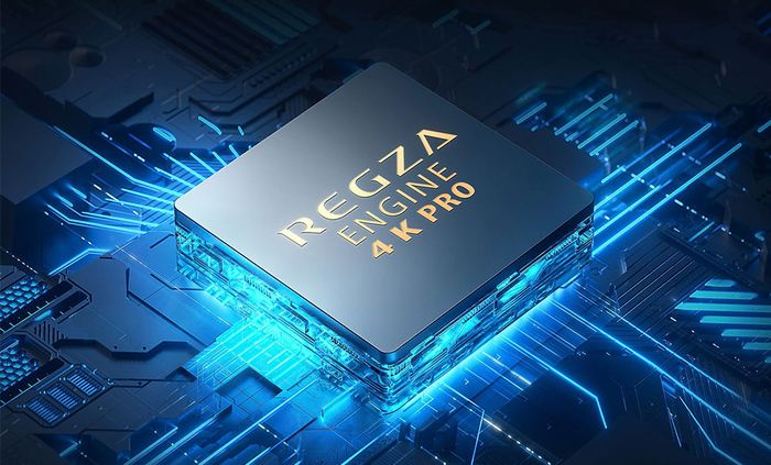 Bộ xử lý Regza Engine 4K Pro tivi Toshiba 4K 50 Inch 50M550LP