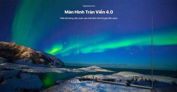 Thiết kế tràn viền, sang trọng và tinh tế