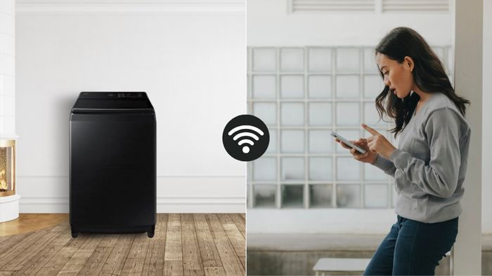 Điều khiển máy giặt từ xa qua ứng dụng SmartThings dễ dàng
