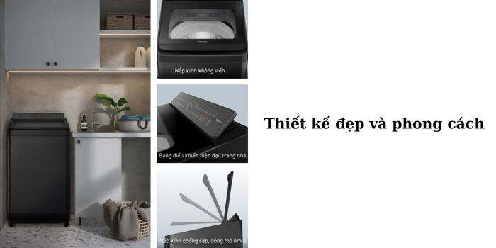 Thiết kế đẹp và bảng điều khiển dễ dàng sử dụng