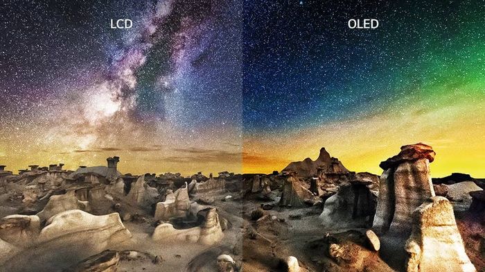 Màn hình OLED trên OLED55G3PSA với các điểm ảnh tự phát sáng