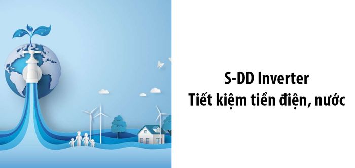 Động cơ truyền động trực tiếp S-DD Inverter tiết kiệm điện năng