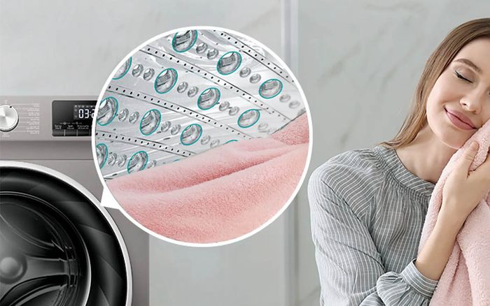 Lồng giặt RAINDROP, thép không gỉ