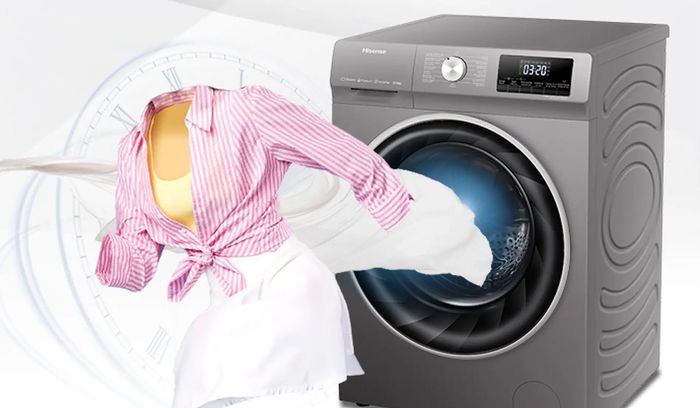 Chế độ giặt nhanh - Giặt nhẹ nhàng và nhanh chóng trong vòng 15 phút